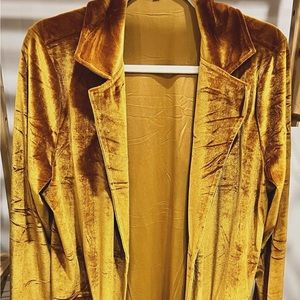 Velvet Gold Cardigan